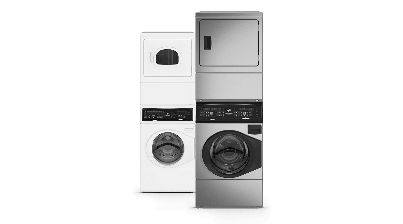 Stacked washers/dryers Huebsch China